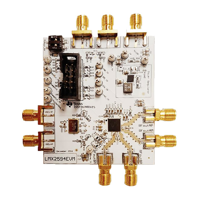 【LMX2594EVM】15GHz広帯域RFシンセサイザLMX2594評価ボード