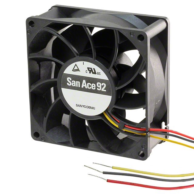 【9RA0924J1001】FAN AXIAL 92X38MM 24VDC TACH