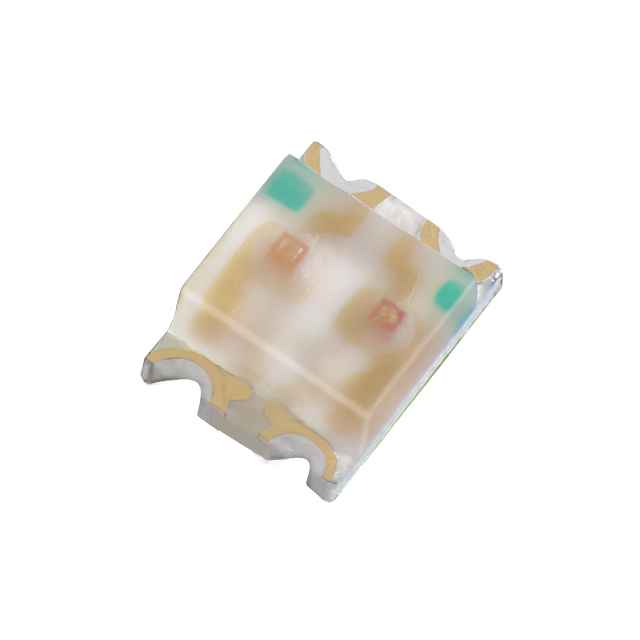 【APTB1612SEKCGKC】LED GREEN/ORANGE CLEAR 4SMD