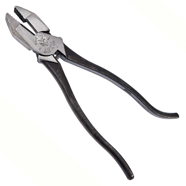 PLIERS COMBO FLAT NOSE 9.25"【213-9ST】