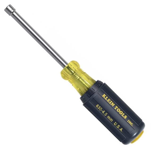 NUT DRIVER HEX SKT 4.5MM 6.75"【630-4.5MM】
