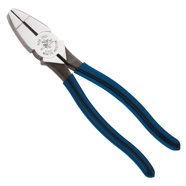 PLIERS COMBO FLAT NOSE 8.69"【D201-8NE】