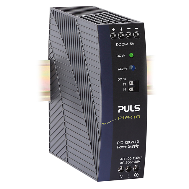 AC/DC DIN RAIL SUPPLY 24V 120W【PIC120.241D】