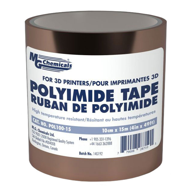 【POL100-15】TAPE FILM YELLOW 4"X16.3YDS