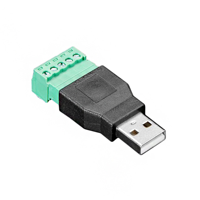 【3628】ADAPT USB-A PLG TO TERM BLK 5POS