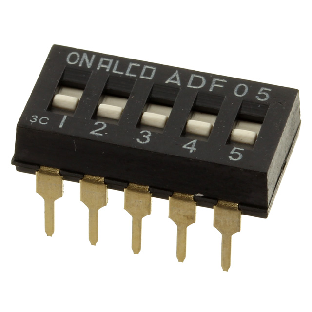 【1825002-7】SWITCH SLIDE DIP SPST 0.025A 24V