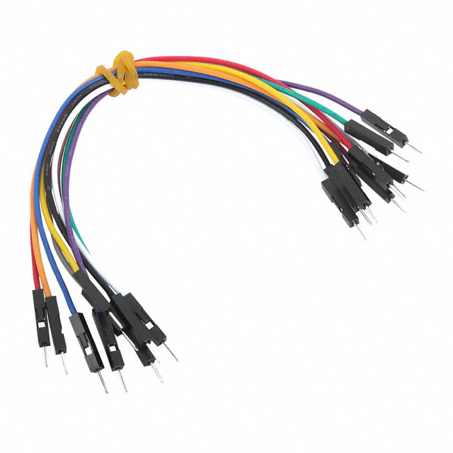 【MIKROE-513】JUMPER WIRE M/M 5.91" 10PCS