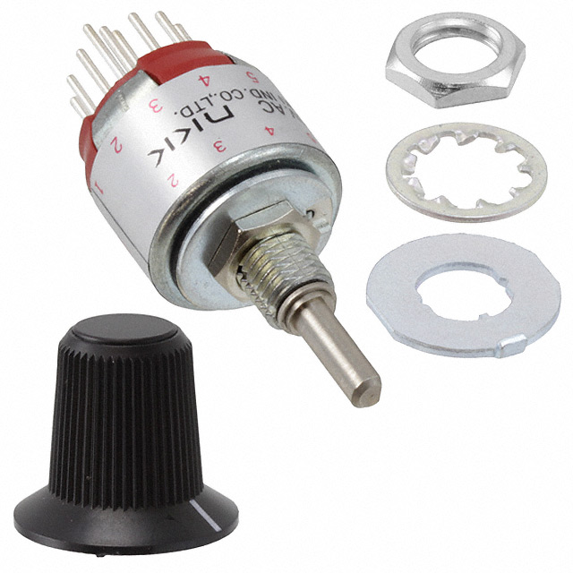 【MRA206-BA】SWITCH ROTARY 2-6POS 250MA 125V