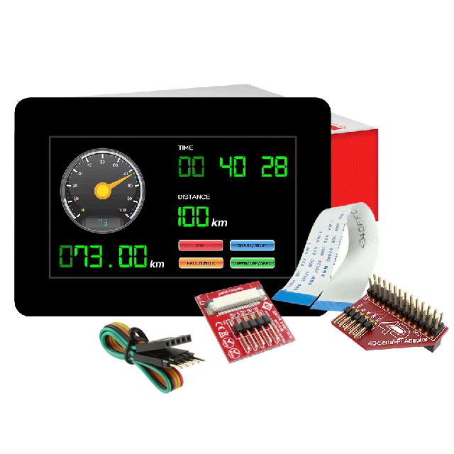 【GEN4-ULCD-70DCT-CLB-SB-PI】GRAPHIC DISPLAY TFT RGB 7"