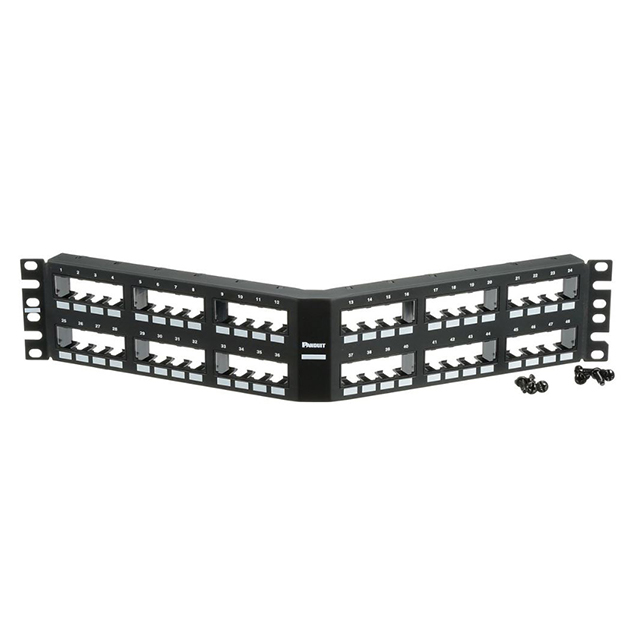 【CPPA48FMWBLY】MINI COM 48-PORT MODULAR FLUSH M