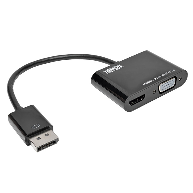 DISPLAYPORT 1.2 TO VGA/HDMI ALL-【P136-06N-HV-V2】