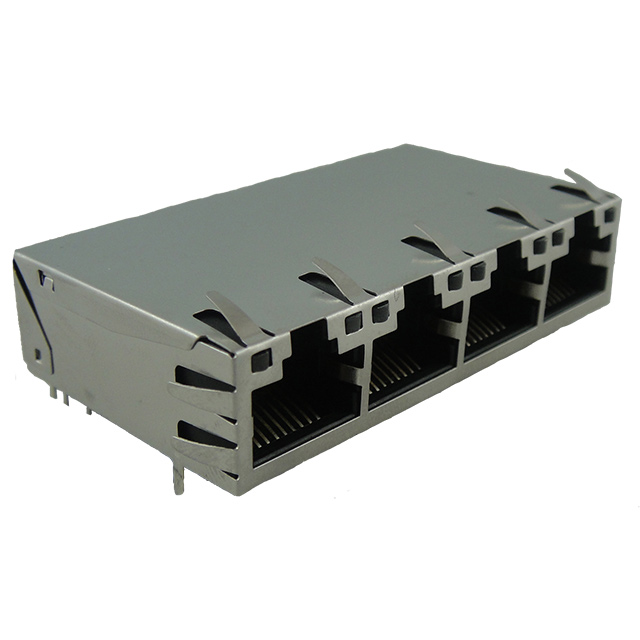 【RJMG214034460NR】CONN JACK 4PORT PCB
