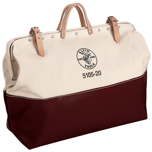 20''HIGH-BOTTOM CANVAS TOOL BAG【5105-20】