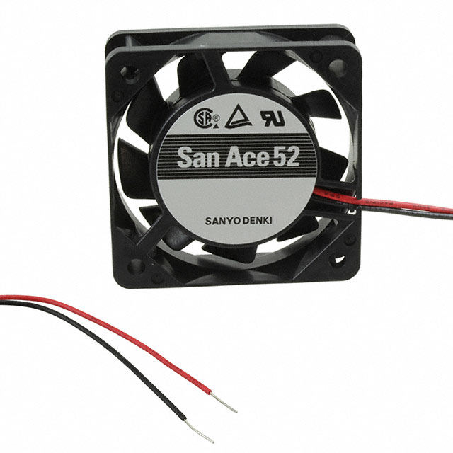 【109P0512A702】FAN AXIAL 52X15MM 12VDC WIRE