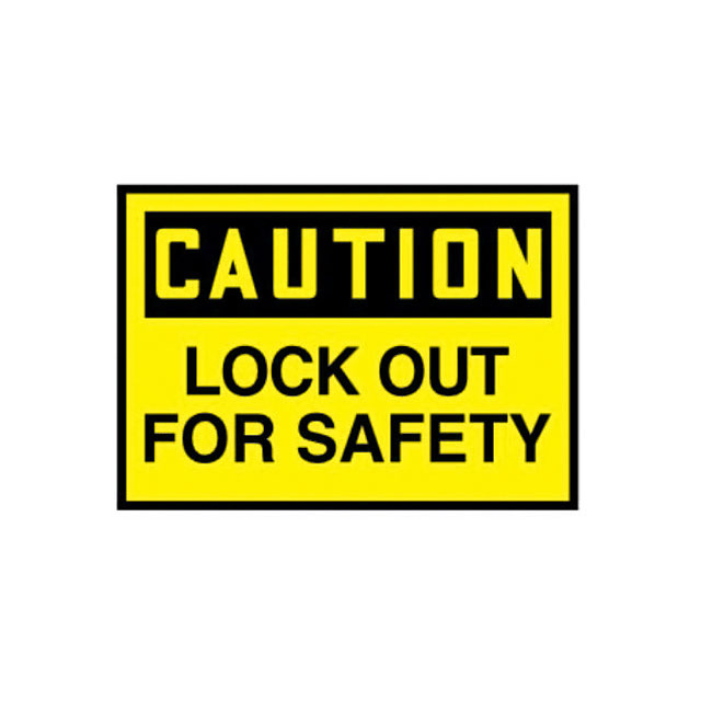 LABEL ELECTRL WARN 5"X3.5" BK/YL【PLVS0305C3622】