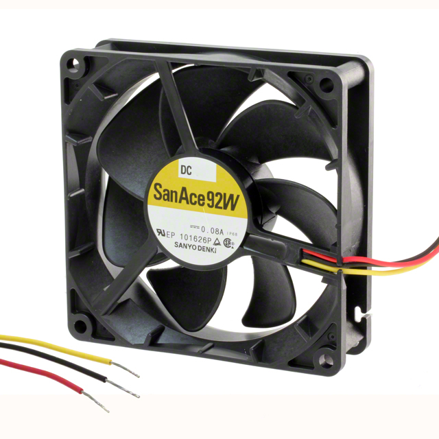 【9WP0924G401】FAN AXIAL 92X25MM 24VDC WIRE