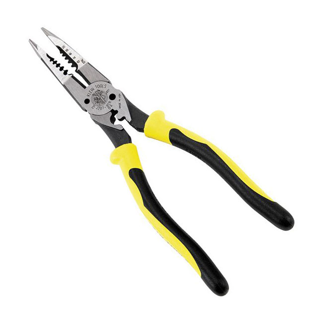 PLIERS COMBO LONG NOSE 8.38"【J207-8CR】