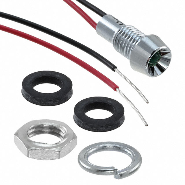 【L60D-G5-W】LED PNL IND GREEN DIFF 6.60MM