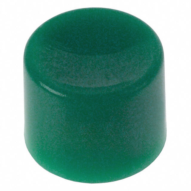 【140000480085】CAP PUSHBUTTON ROUND GREEN