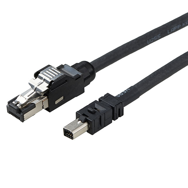 CBL ASSY IND MINI TO RJ45 32.81'【2-2205133-6】