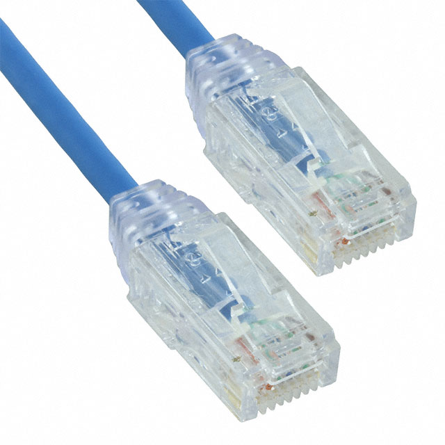 【UTP28SP2BU】CABLE MOD 8P8C PLUG TO PLUG 2'