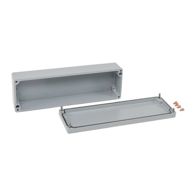 BOX ALUM GRAY 9.84"L X 3.15"W【010825050】
