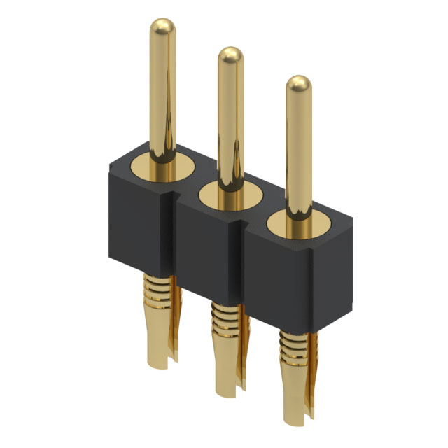 CONN HEADER VERT 3POS 2.54MM【800-10-003-62-001000】