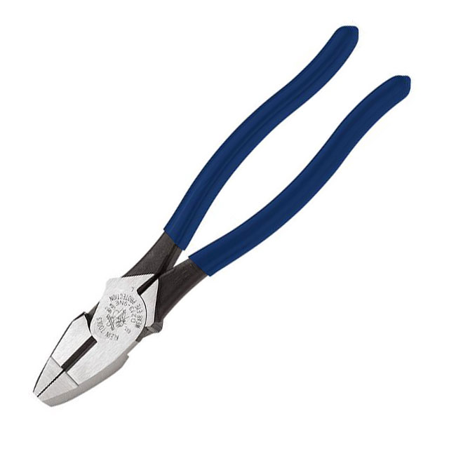 PLIERS COMBO FLAT NOSE 9.38"【D213-9NE】