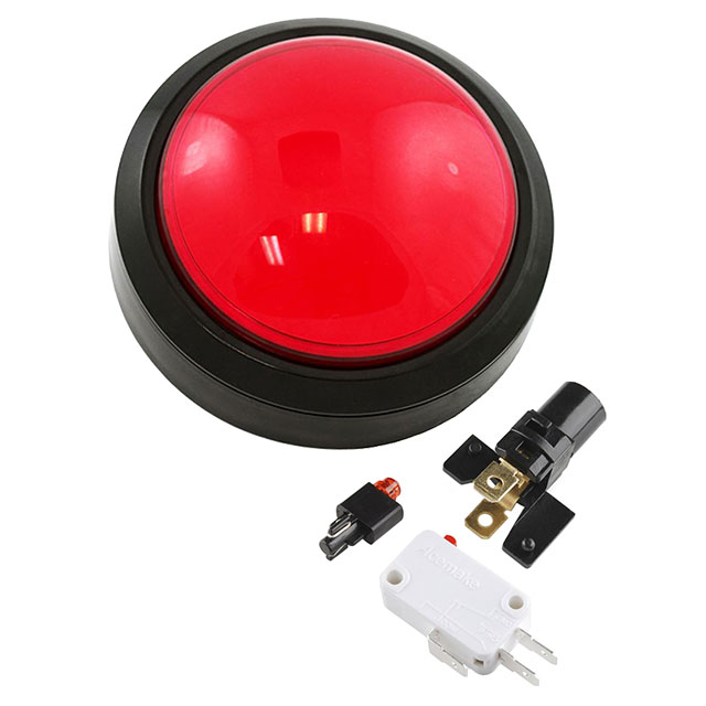 【COM-09181】SWITCH PUSHBUTTON SPDT RED
