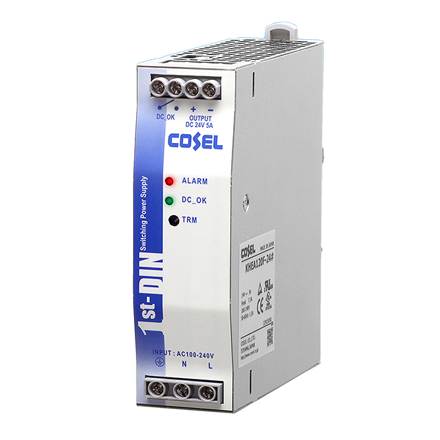 AC/DC DIN RAIL SUPPLY 24V 120W【KHEA120F-24】