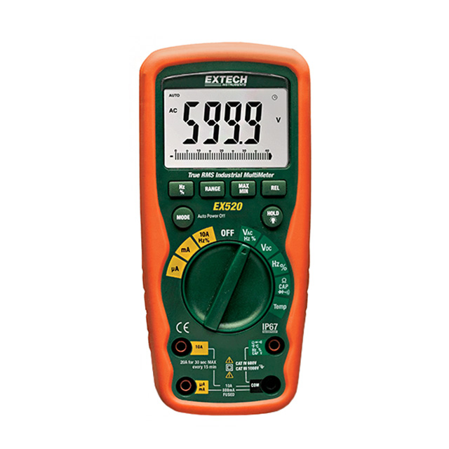 MULTIMETER, HEAVY DUTY WATERPROO【EX520】