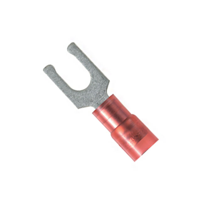 【PNF18-6LF-3K】CONN SPADE TERM 18-22AWG #6 RED