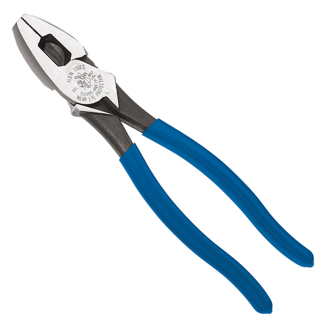 PLIERS COMBO FLAT NOSE 9.38"【D2000-9NETP】