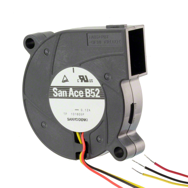 【109BC12GC7-1】FAN BLOWER 51X15MM 12VDC WIRE