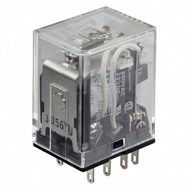【MY3-DC12】RELAY GEN PURPOSE 3PDT 5A 12V
