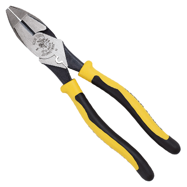 PLIERS COMBO FLAT NOSE 9.5"【J213-9NECR】