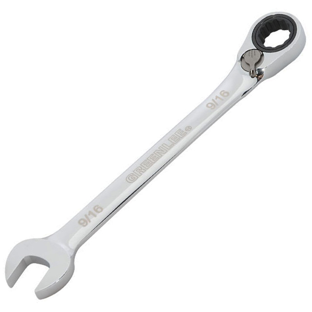 【0354-16】WRENCH COMBO RATCHET 9/16" 7.48"