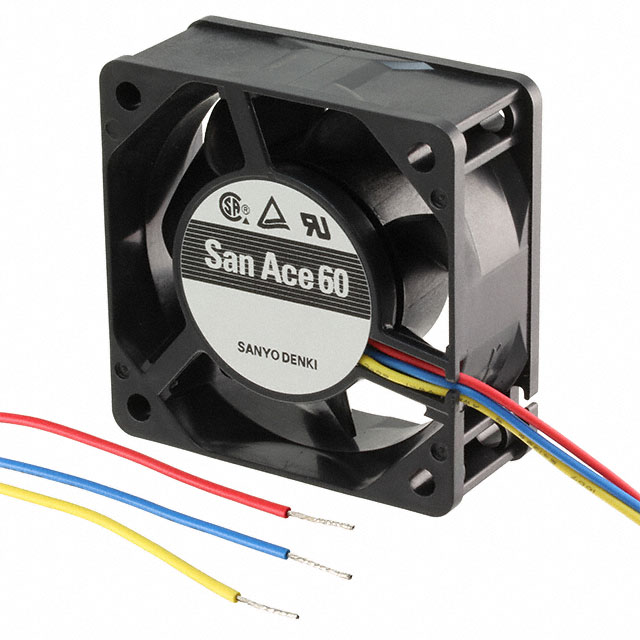 【9G0624P4S001】FAN AXIAL 60X25MM 24VDC WIRE