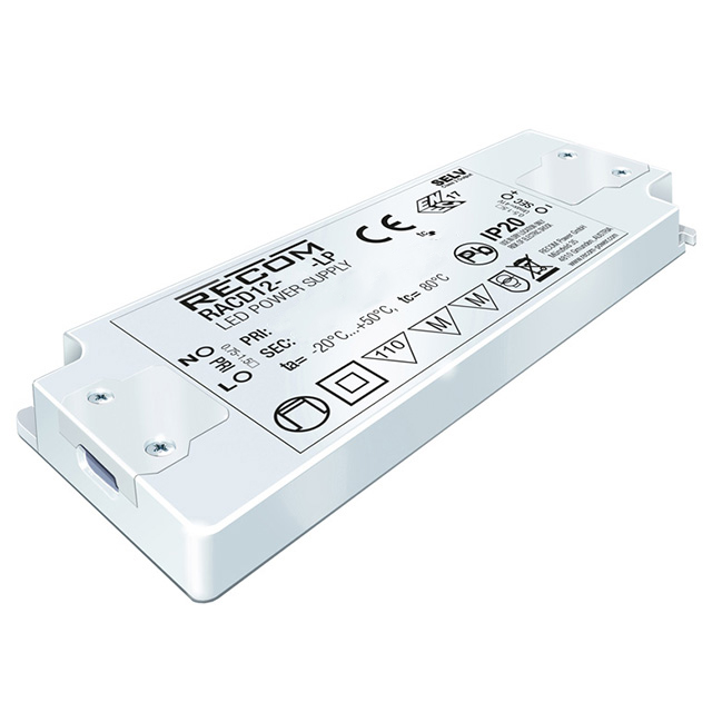 LED DRIVER CC AC/DC 2-37V 350MA【RACD12-350-LP】