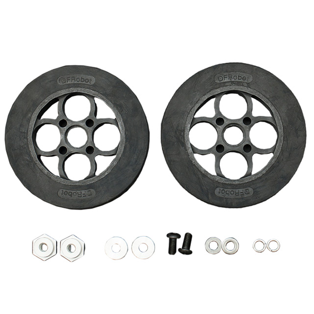 【KIT0044】RUBBER WHEEL 136X24MM KIT