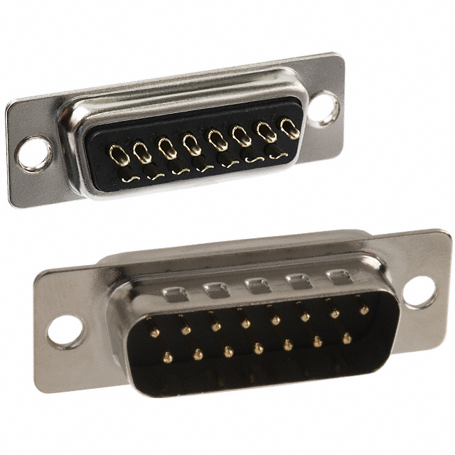 【171-015-103L001】CONN D-SUB PLUG 15POS PNL MNT