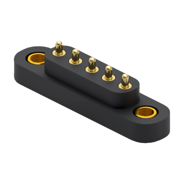 【858-22-005-30-011101】CONN SPRING PISTON 5POS SMD