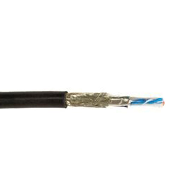 【74002 BK002】CABLE CAT5E 4COND 26AWG BLK 50'