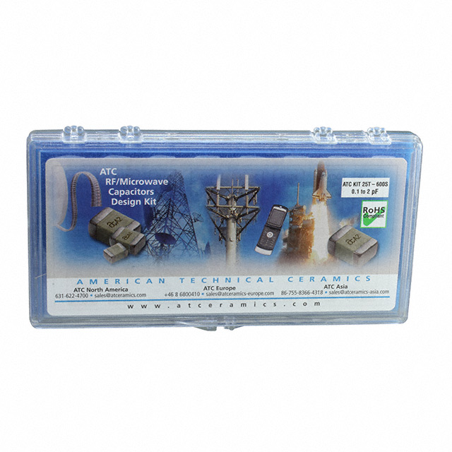 【DK0025T】CAP KIT CERAMIC 0.1PF-2PF 240PC