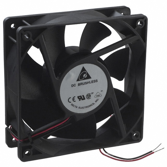 FAN AXIAL 120X38MM 12VDC WIRE【AFB1212SHE】