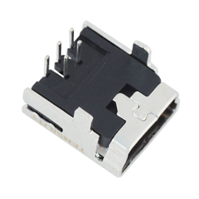 【54-00019】CONN RCPT MINI USB B 5POS R/A