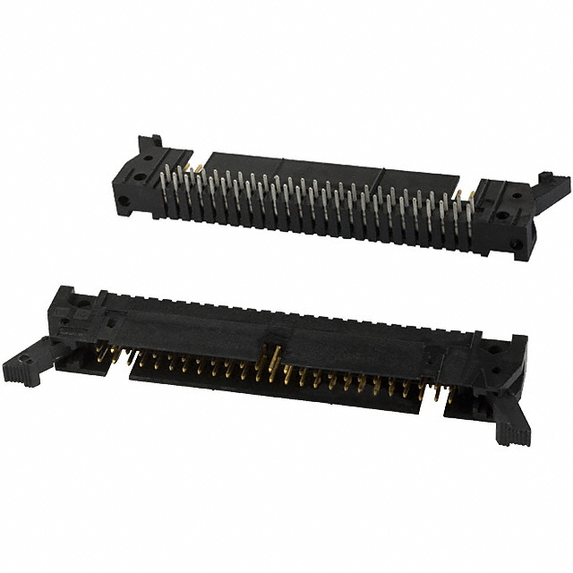 CONN HEADER R/A 50POS 2.54MM【1-499913-0】