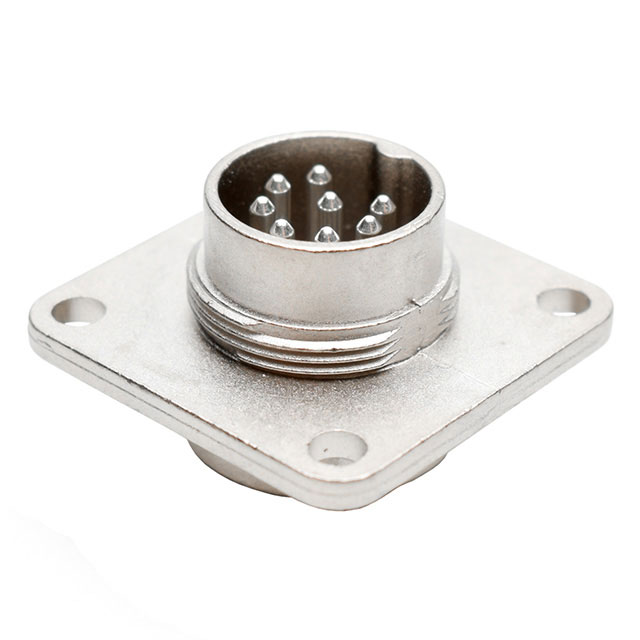 CONN RCPT MALE 8POS SILVER SLDR【C091 31S008 100 2】