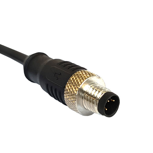 CBL CIRC 3POS MALE TO WIRE 3.28'【PXPPVC12FIM03ACL010PVC】