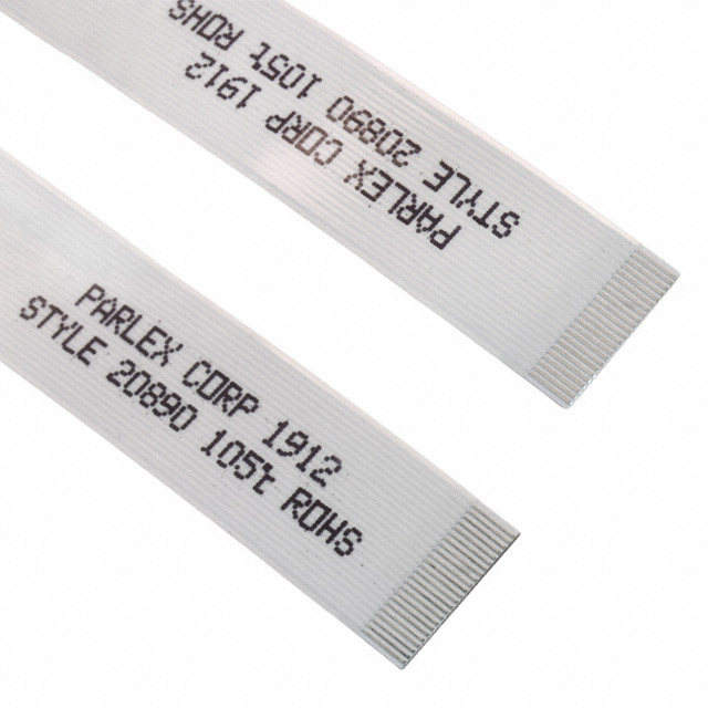 【050R24-102B】CABLE FFC/FPC 24POS 0.5MM 4"